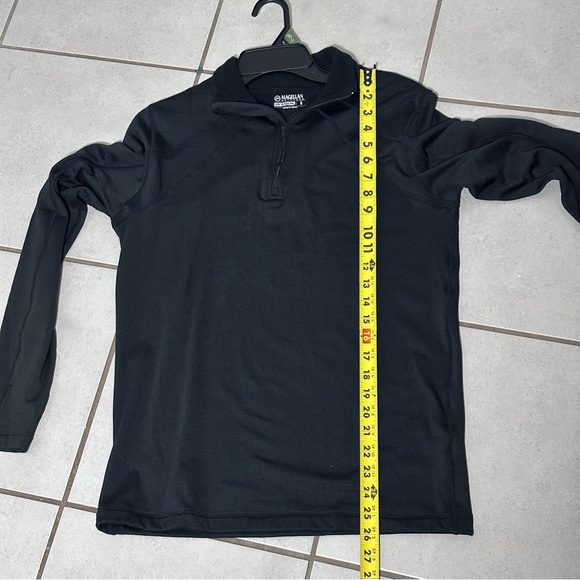 Magellan Men Half Zip Black Sweatshirt Sweater Size Small - Picture 7 of 7